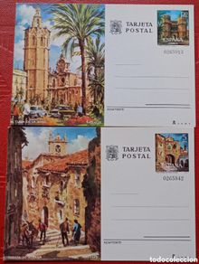 Sellos: España 1974 - Turismo - Edifil 105 y 106, serie completa de enteros postales - Nuevas